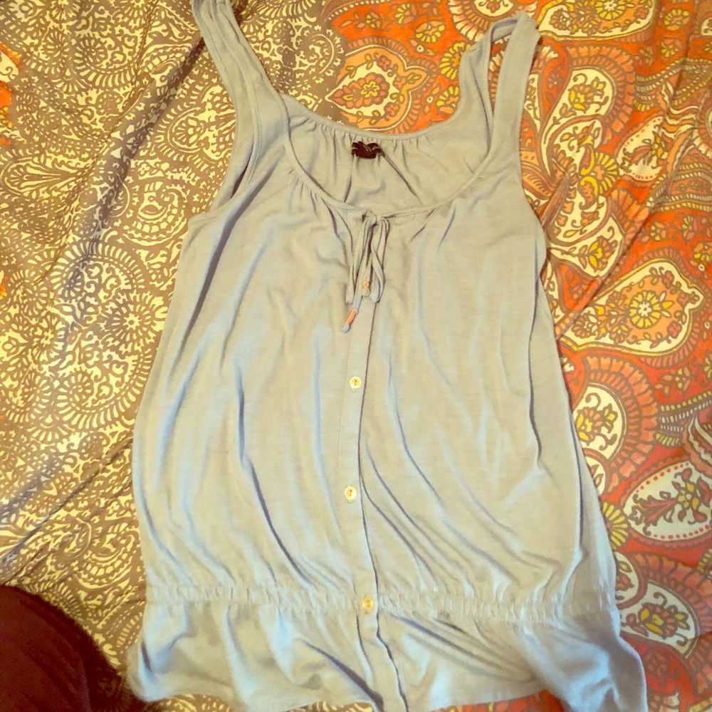 blue cute tank top